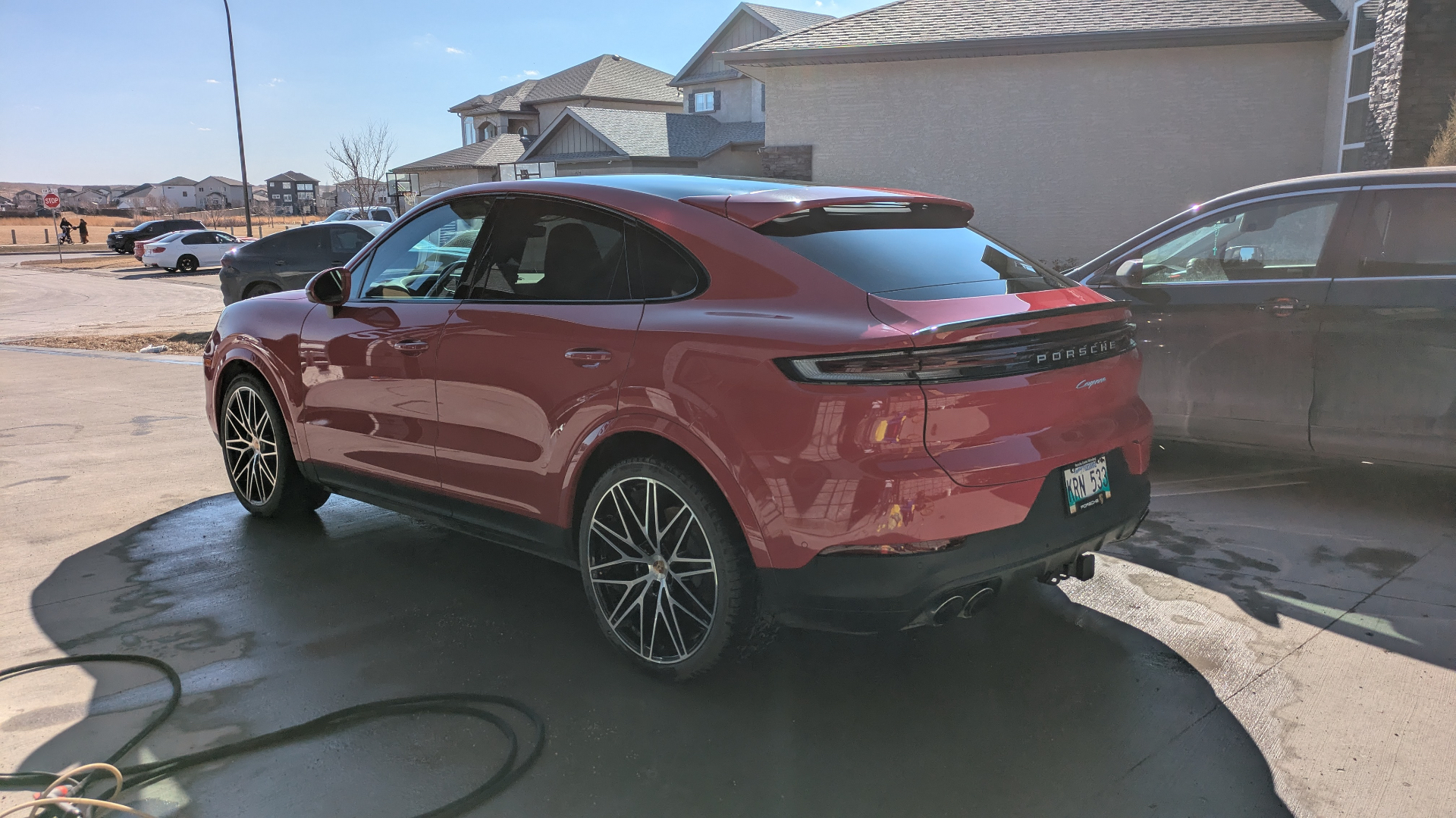 Porsche Cayenne, hand-finished to a mirror shine