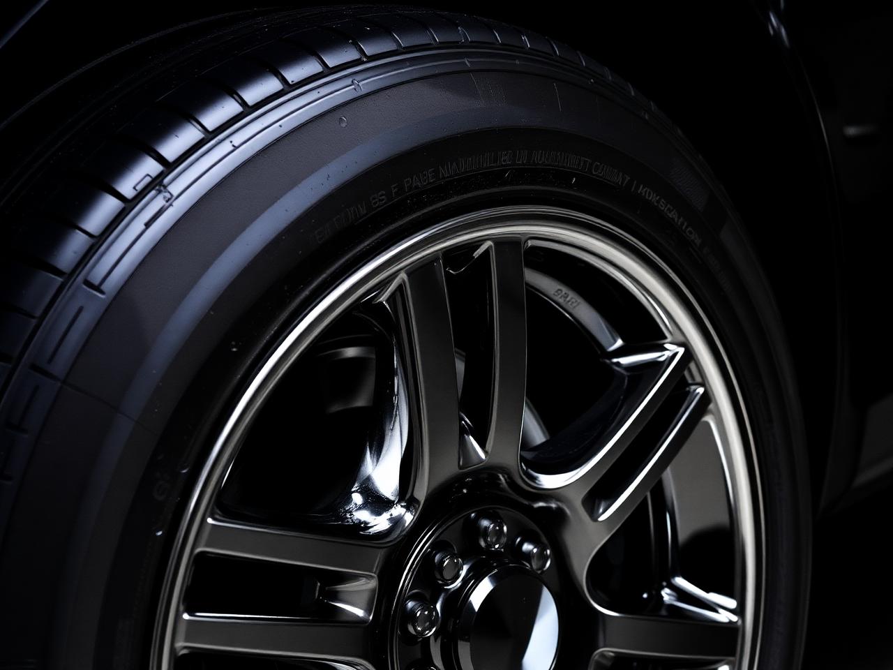 Decontaminated rims & dressed tires